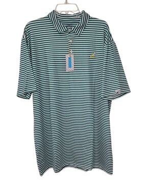 PROUD 90 Striped Performance Golf Polo Shirt Mens 3XL